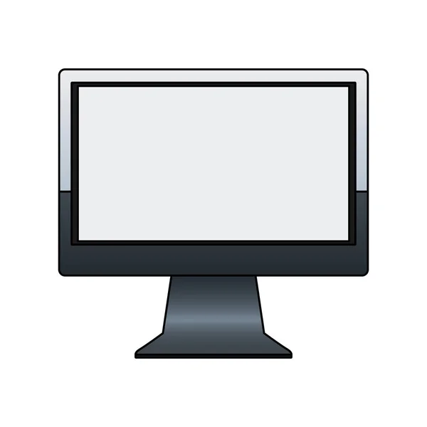 Icona del monitor del computer — Vettoriale Stock