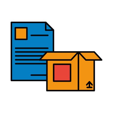 kutu kartonlu kağıt belge dosyası