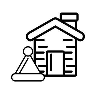 Şapkalı mutlu noel evleri.