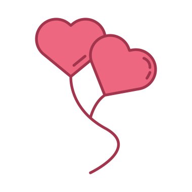 Mutlu Sevgililer Günü Balon Kalp Helyumu