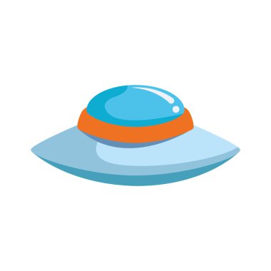 uçan daire simgesi, düz tasarım