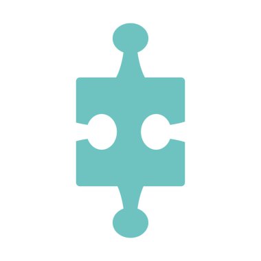 yapboz simgesi, renkli tasarım