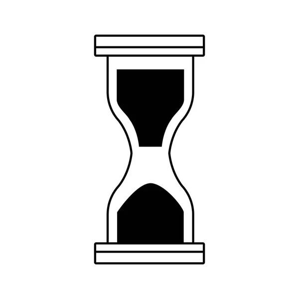 Hourglass icon image, flat design — 스톡 벡터