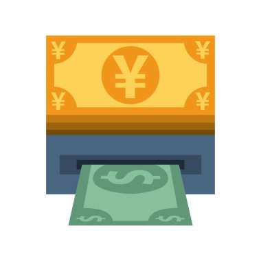 Yen, ATM 'den para çekiyor.