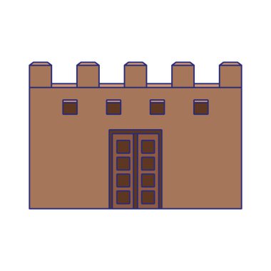 İzole edilmiş Meksika ev vektör tasarımı