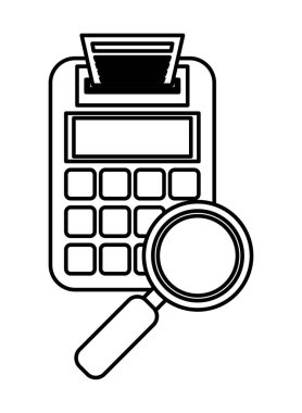 büyüteç ile hesap makinesi matematik