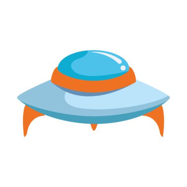 Uçan daire simgesi, renkli tasarım