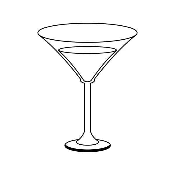 Значок коктейлю мартіні, плоский дизайн — стоковий вектор