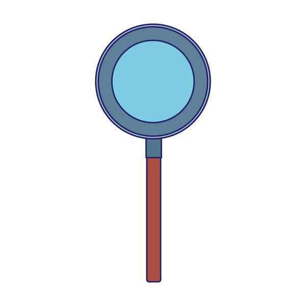 Cartoon magnifying glass icon — Stock Vector