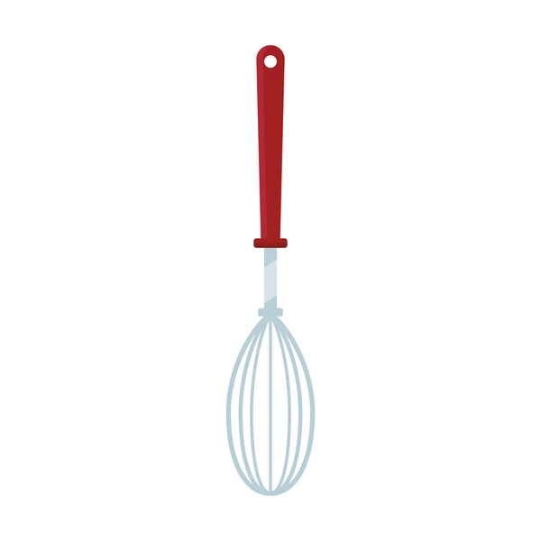Icono de batidor, diseño de utensilios de cocina — Vector de stock