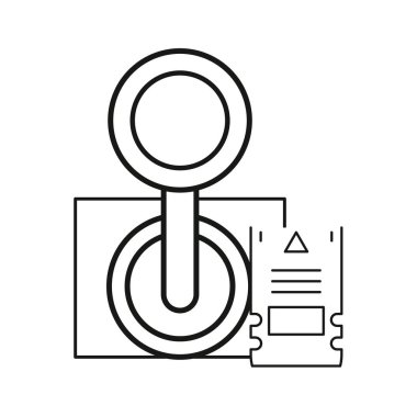 Video oyunu joystick kontrol kolu simgesi