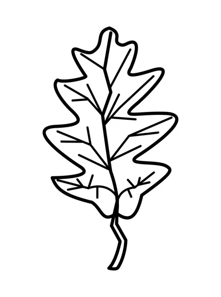 Thanksgiving feuille plante automne icône — Image vectorielle