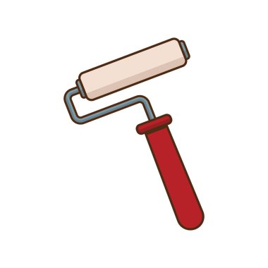 boya silindiri simgesi, renkli tasarım