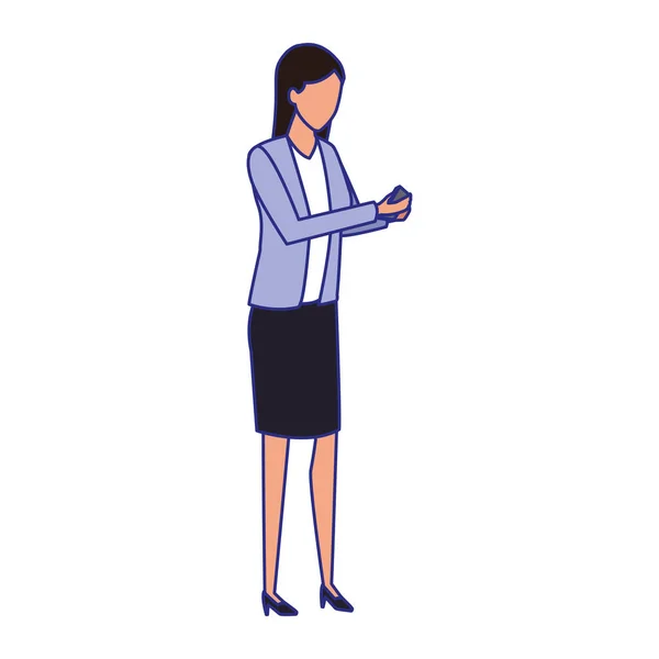 Businesswoman avatar vector design — 스톡 벡터