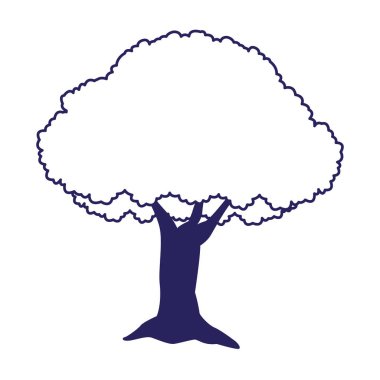 ağaç simgesi, düz dizayn