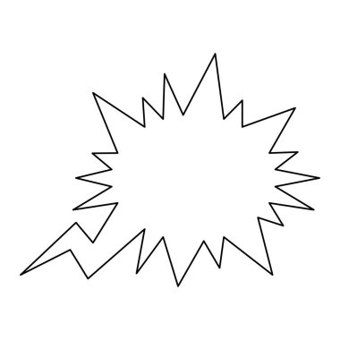 haberleşme balonu simgesi, düz tasarım