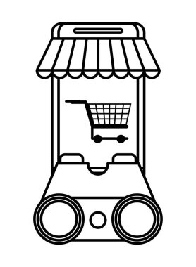 alışveriş sepeti ile smartphone aygıtı