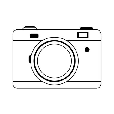 fotoğraf makinesi simgesi, düz tasarım