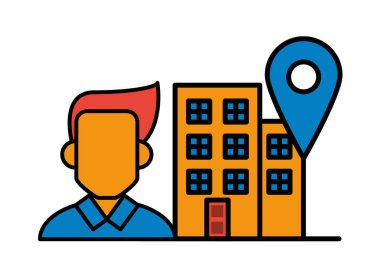 Erkek karakter ile ön cephe oluşturma