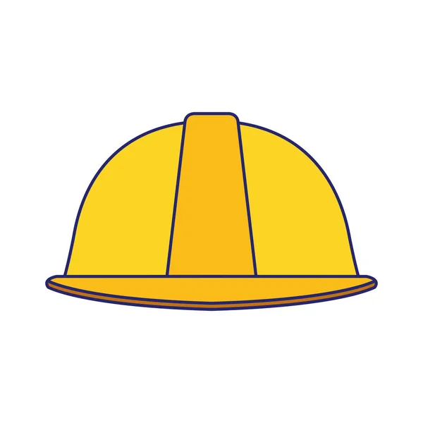 Icona del casco di sicurezza, design piatto — Vettoriale Stock