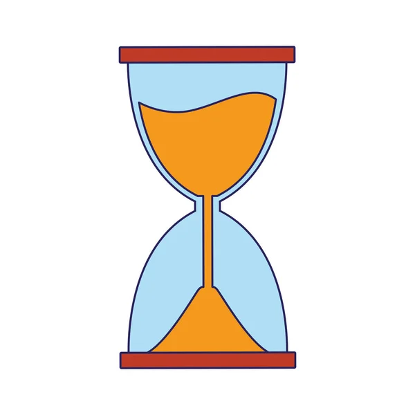 Hourglass icon image, colorful design — Stock Vector
