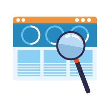 Ağ pencereleri arayüzü ve büyüteç