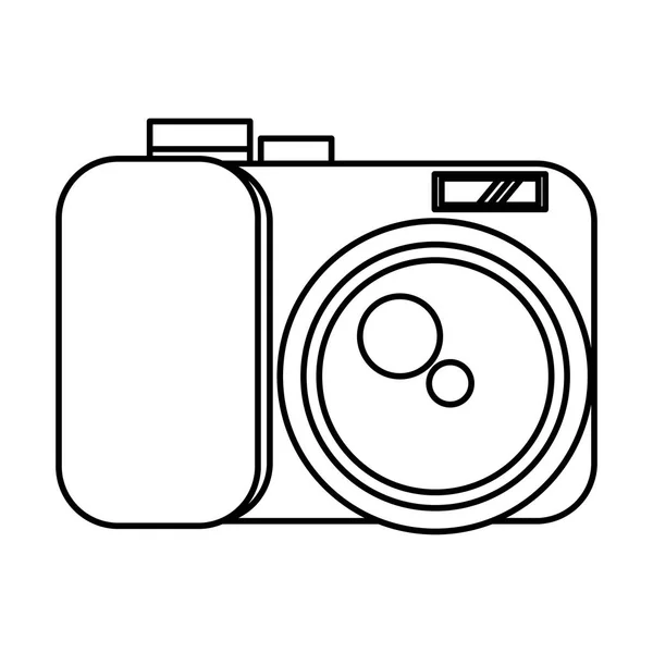 Camera photographic user interface icon — Stock Vector