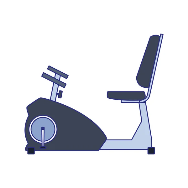 Icono de la máquina de gimnasio, diseño colorido — Vector de stock