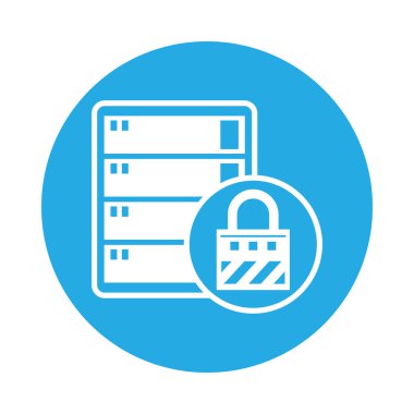 veri sunucusu kulesi izole edilmiş simgesi