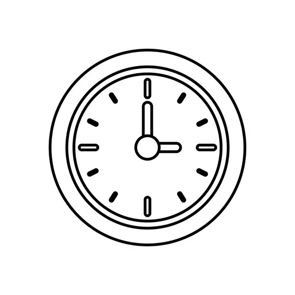 Reloj de tiempo icono aislado — Archivo Imágenes Vectoriales