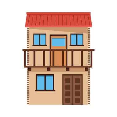 İzole edilmiş Meksika ev vektör tasarımı