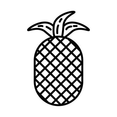 Ananas taze meyve ikonu