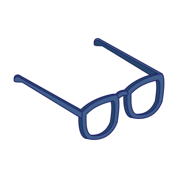 Icono de gafas sobre fondo blanco, diseño colorido — Archivo Imágenes Vectoriales