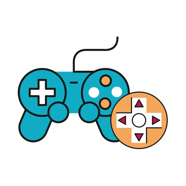 Icono manija de control de videojuego — Vector de stock