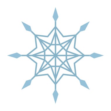 mutlu neşeli Noel kar tanesi simgesi