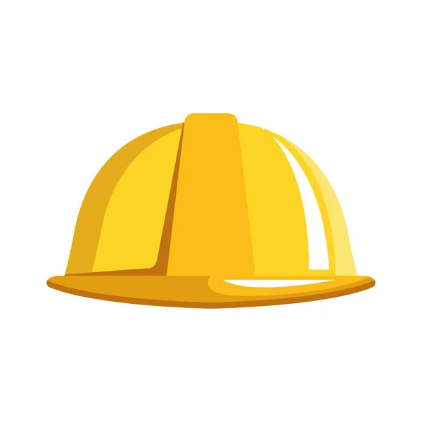 Ikona kasku bezpieczeństwa, płaska konstrukcja — Wektor stockowy