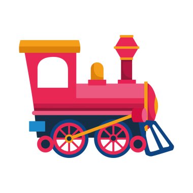 tren simgesi resmi, düz tasarım