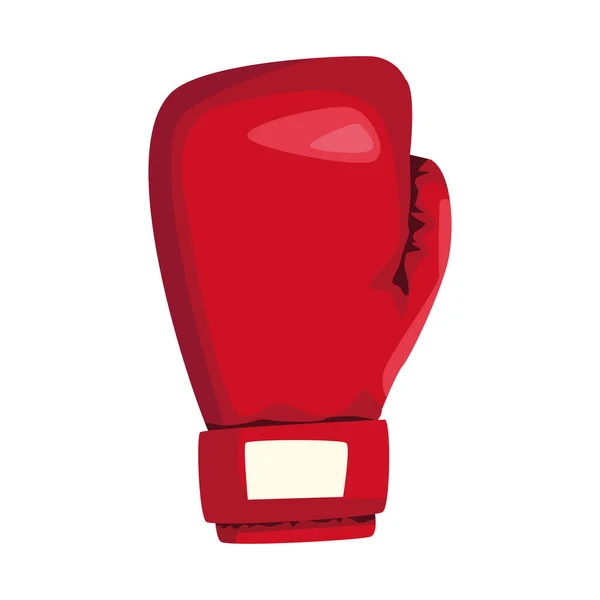 Guante de boxeo rojo icono, diseño colorido — Archivo Imágenes Vectoriales