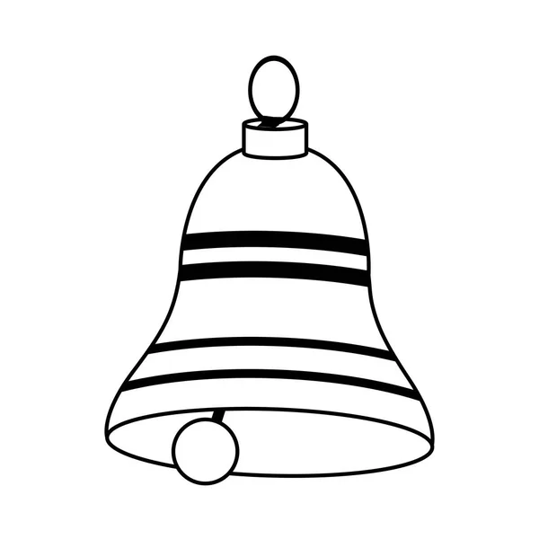 Classic bell icon, flat design — 스톡 벡터