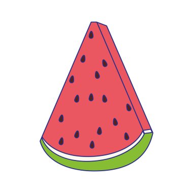 Bir dilim karpuz meyve ikonu