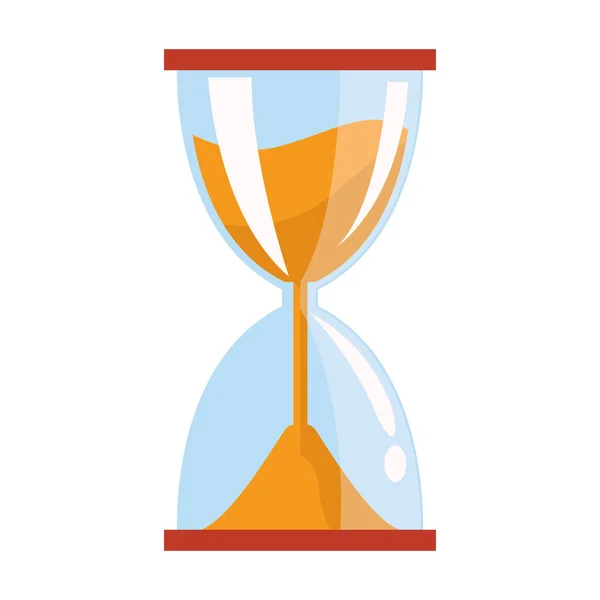 Hourglass icon, colorful design — Stock Vector
