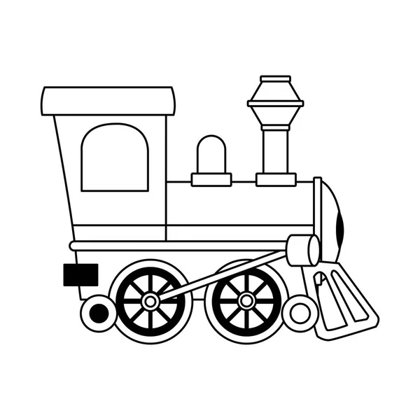 Obrázek ikony vlaku, plochý design — Stockový vektor