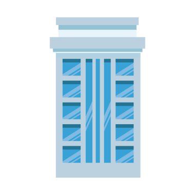 modern binalar simgesi, renkli tasarım