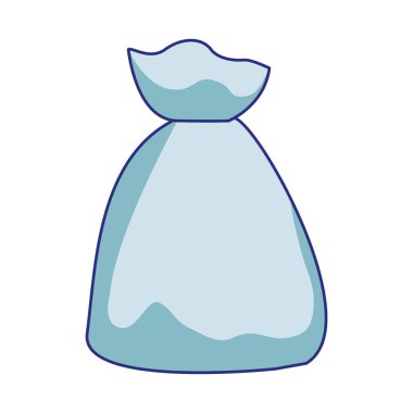 torba simgesi resmi, düz tasarım