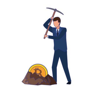 İş adamı avatar vektör tasarımı