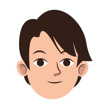 çizgi film genç adam yüzü simgesi