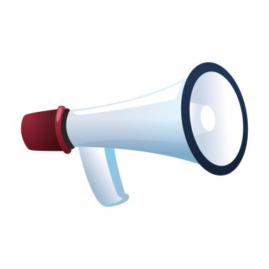 megafon simgesi, renkli tasarım