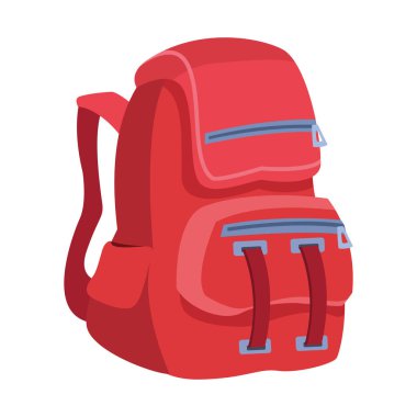 backpack icon, colorful design