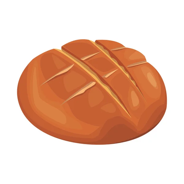 Bread icon, colorful design — 스톡 벡터