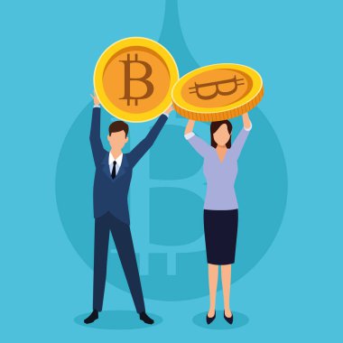 İşadamı ve işkadını avatar tasarımı